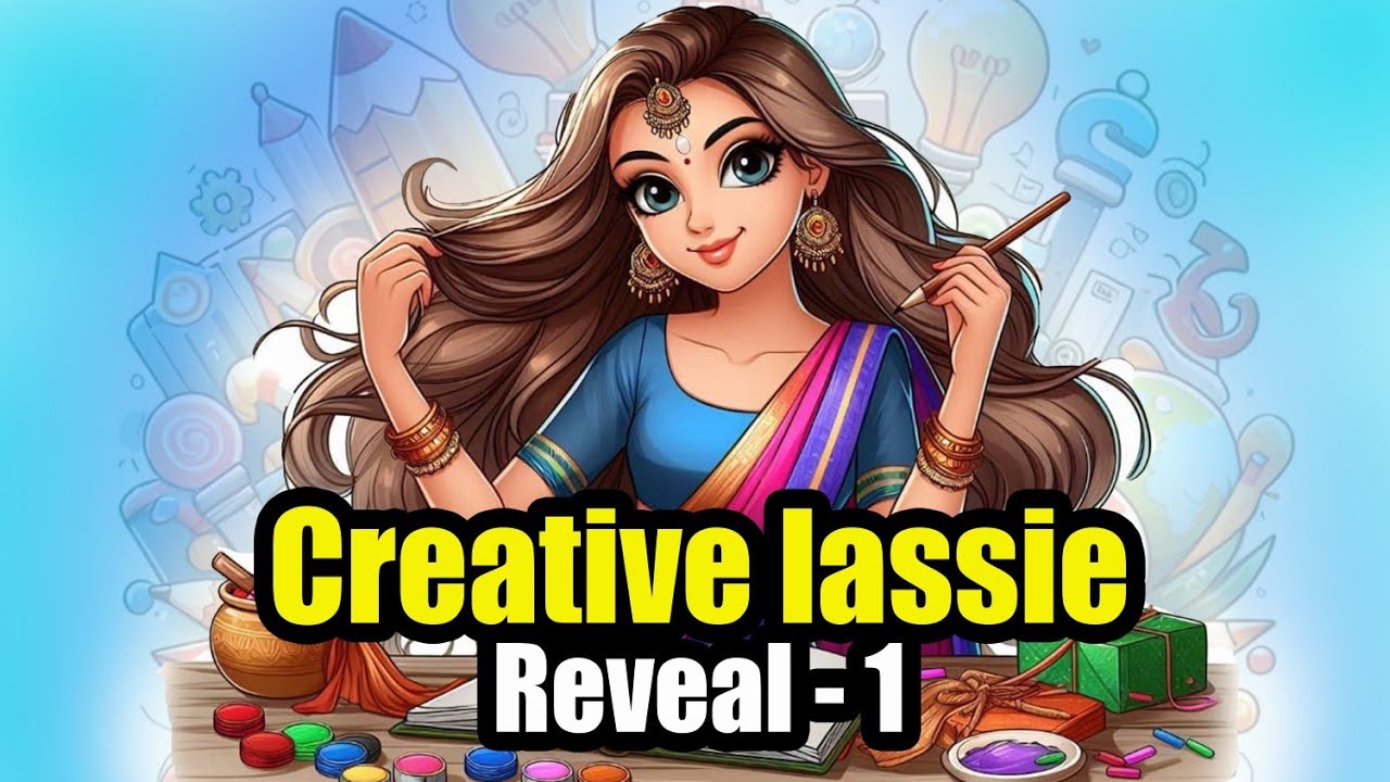 🎨 Creative Lassie Reveal 1: Radha Krishna Masterpiece! 🕉️ | Lassie Edutainment