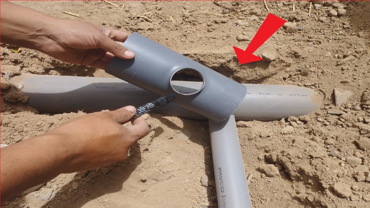 tecnica para instalar una cachimba de 4" a 2"