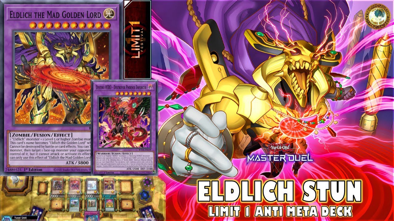 BEST Limit 1 Eldlich Stun Deck - Destroy Any Meta! / Festival Event 2024 [Yu-Gi-Oh! MASTER DUEL]