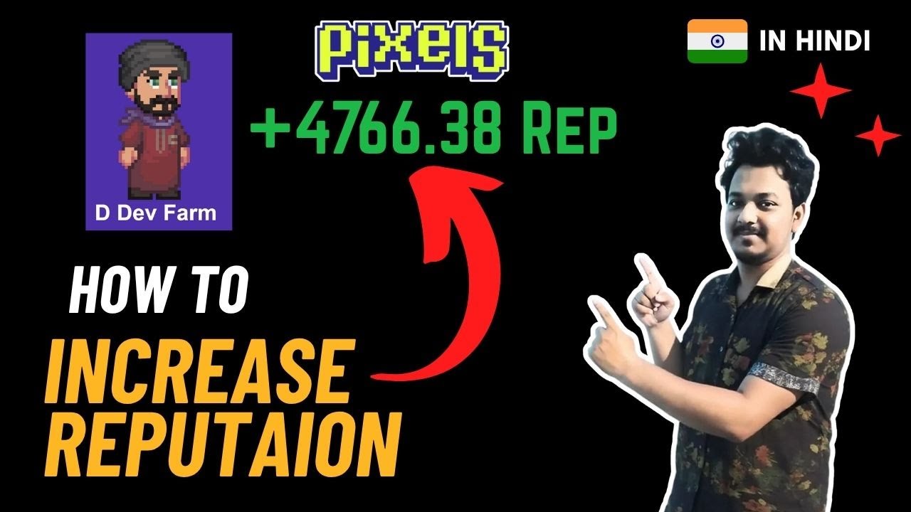 How to INCREASE REPUTATION in Pixels 🌟  Fast Rep Point Tips