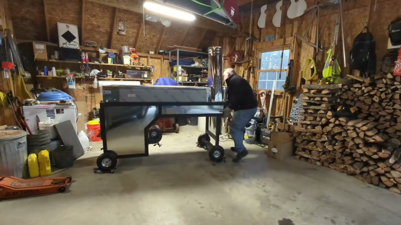 Smoky Lake Maple Corsair 2x5 Arch On Wheel Dollies