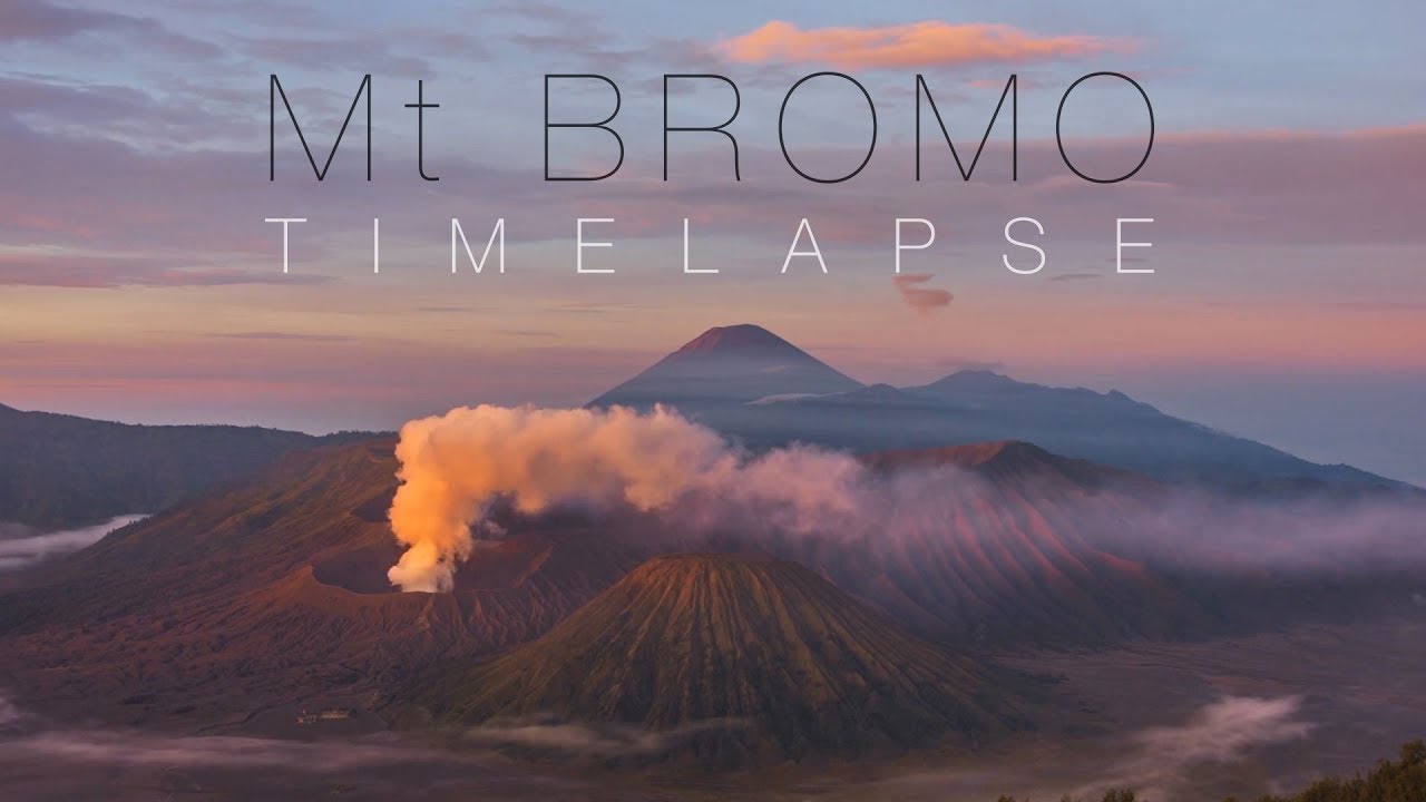 Mt Bromo volcano timelapse - short version (Indonesia)