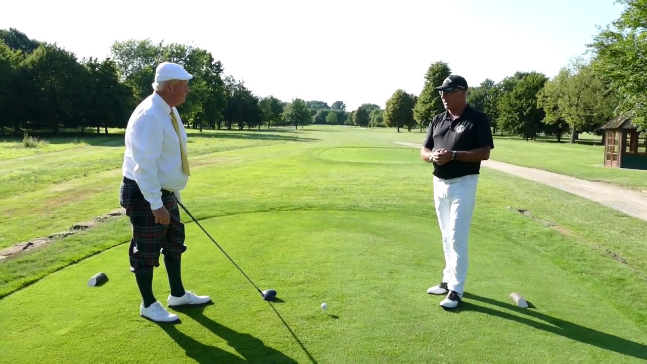Golfschule Elfrather Mühle: David und der Driver.
