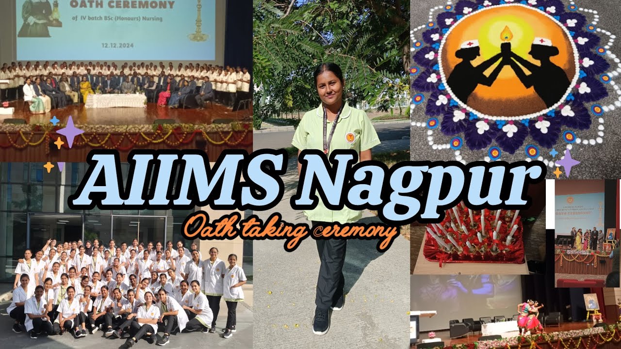 AIIMS NAGPUR-OATH CEREMONY❤️ (Lamp lighting ceremony🪔) of My batch| AIIMS |MedicoAnjali I2024 batch✨