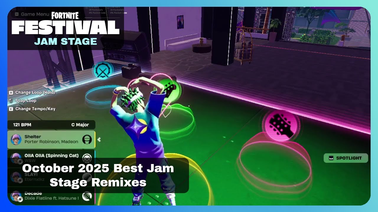October 2025 Best Jam Stage Remixes - Fortnite Festival