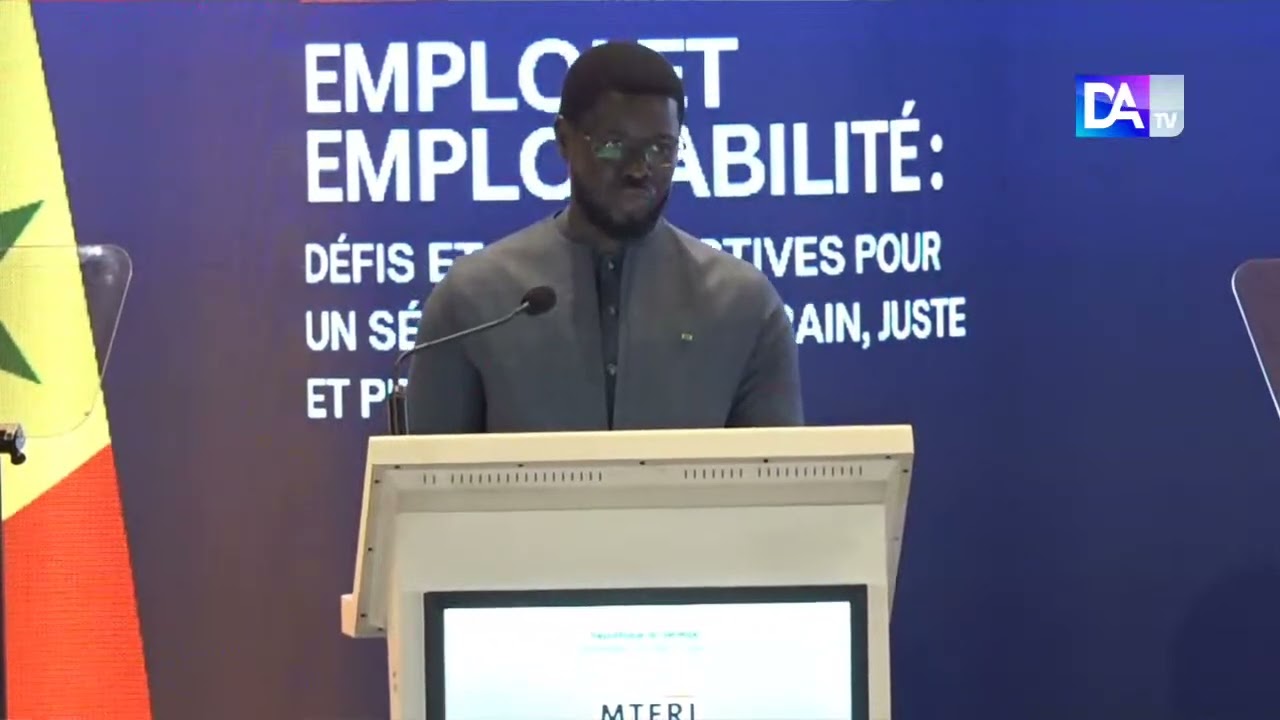 Emploi et Employabilité : le discours intégral du PR Bassirou Diomaye Faye