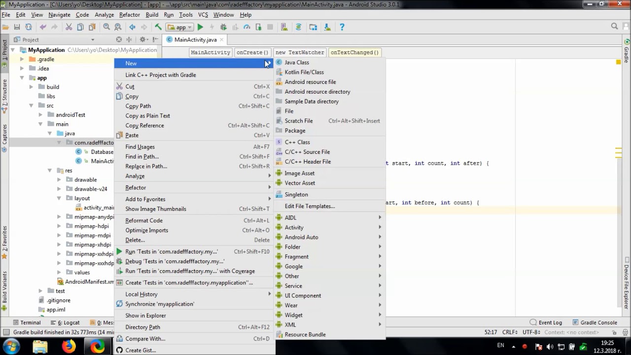 Develop simple Open Answer Quiz in Android Studio