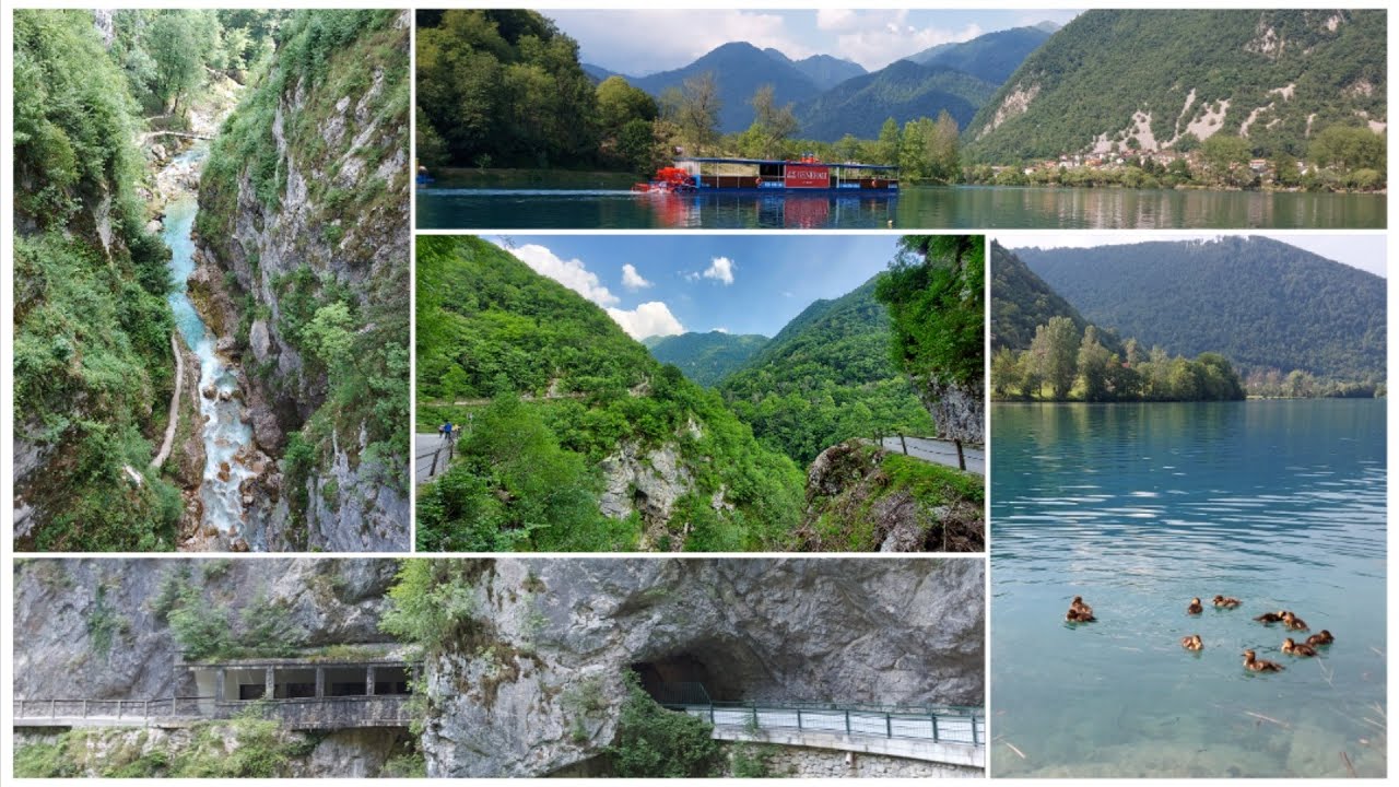 Tolminska Korita & Lago Most na Soci   (Slo)  Tolmin Gorges