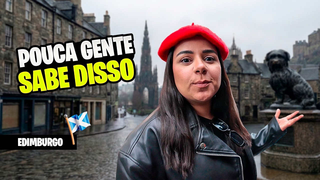 ISSO FOI O QUE NOS CHOCOU NA ESCÓCIA (Edimburgo)