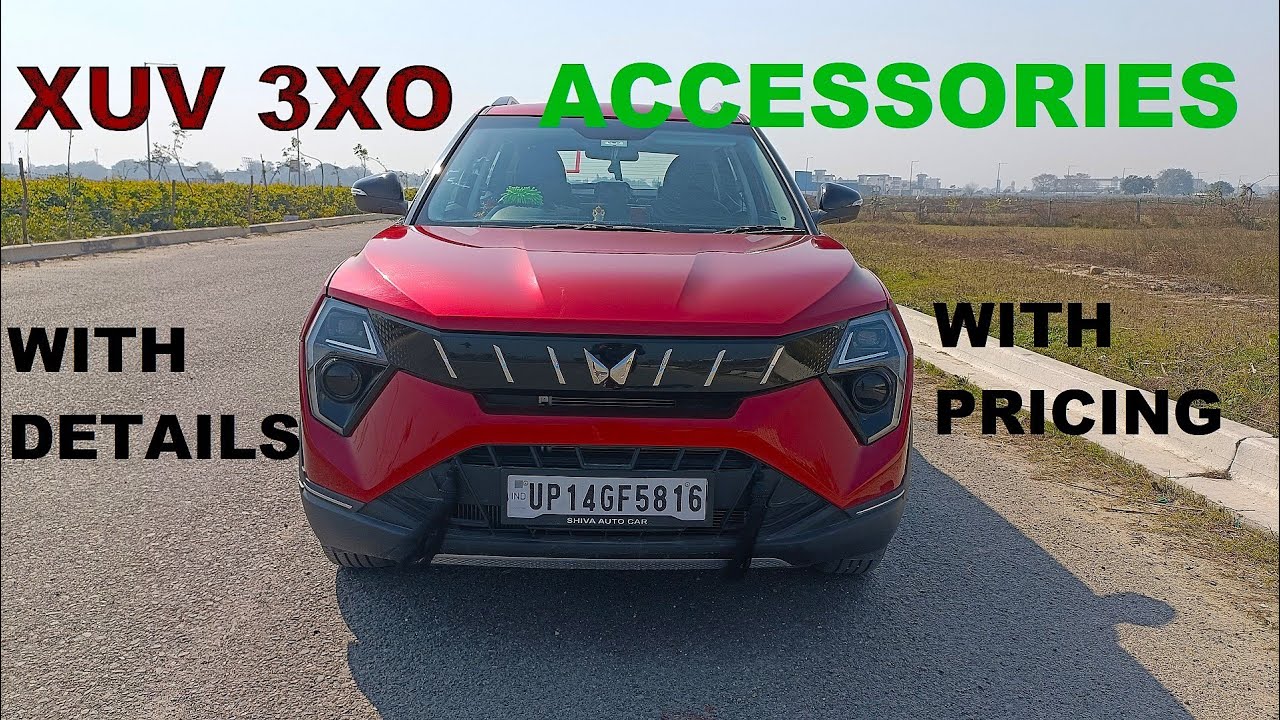 Mahindra XUV 3XO Car Accessories | With Showroom Pricing | Full Detail Covering all accessories
