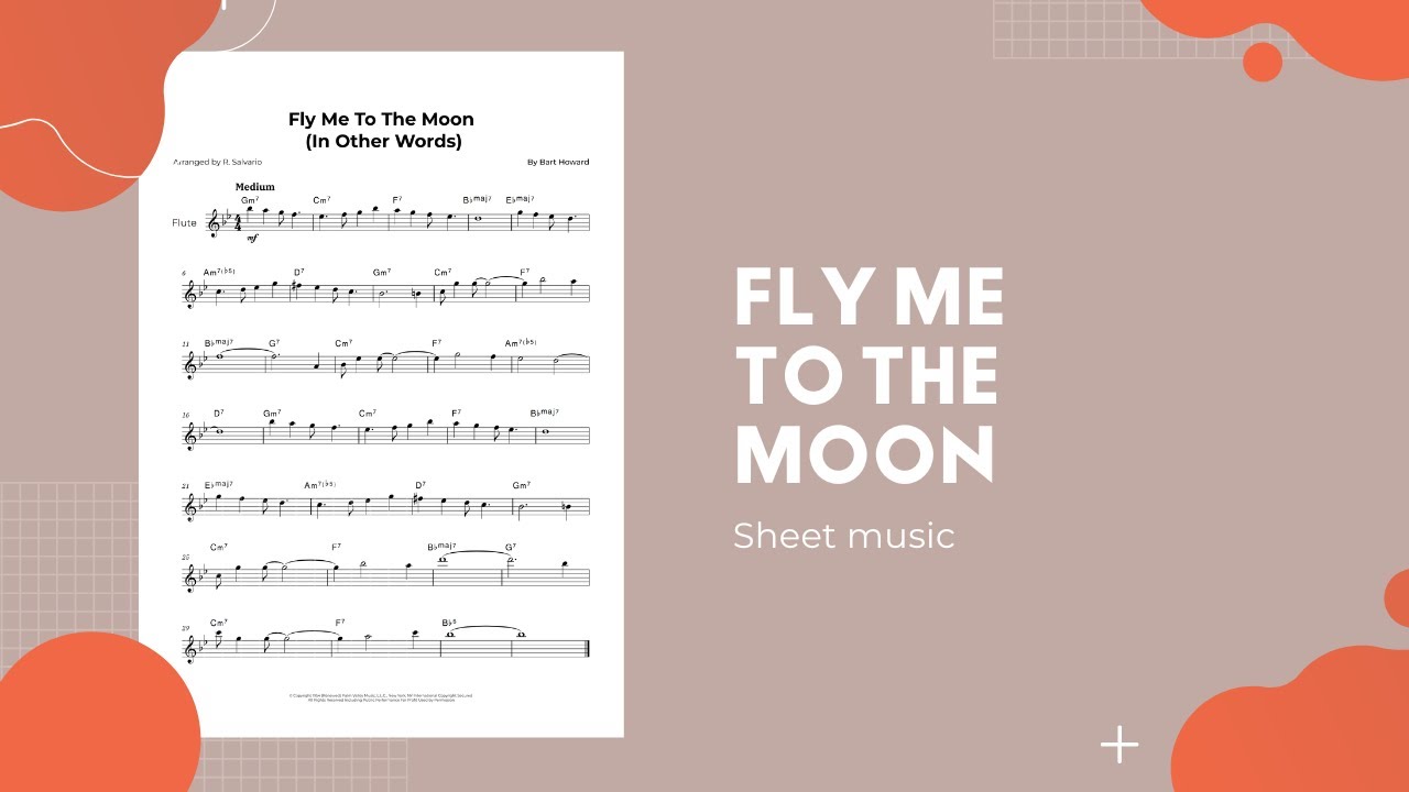 Fly Me To The Moon - Flute Sheet Music