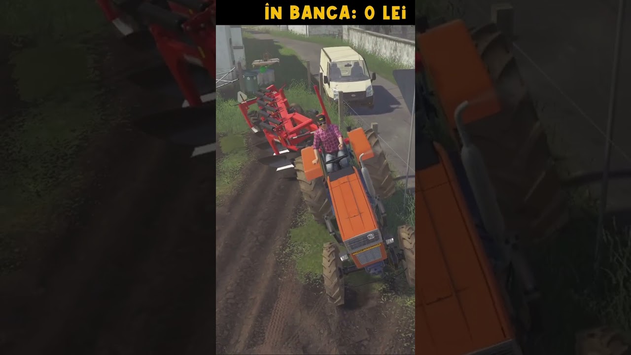 &Icirc;NCERC SĂ BAG PLUGUL &Icirc;N GRĂDINA CU UTB-ul🚜 Farming Simulator 19 #shorts