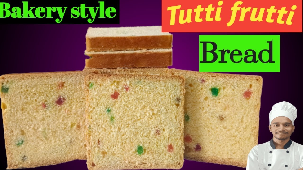 tooti frutti bread recipe|tutti frutti bread|meethi bread |bakery style tutti frutti bread recipe