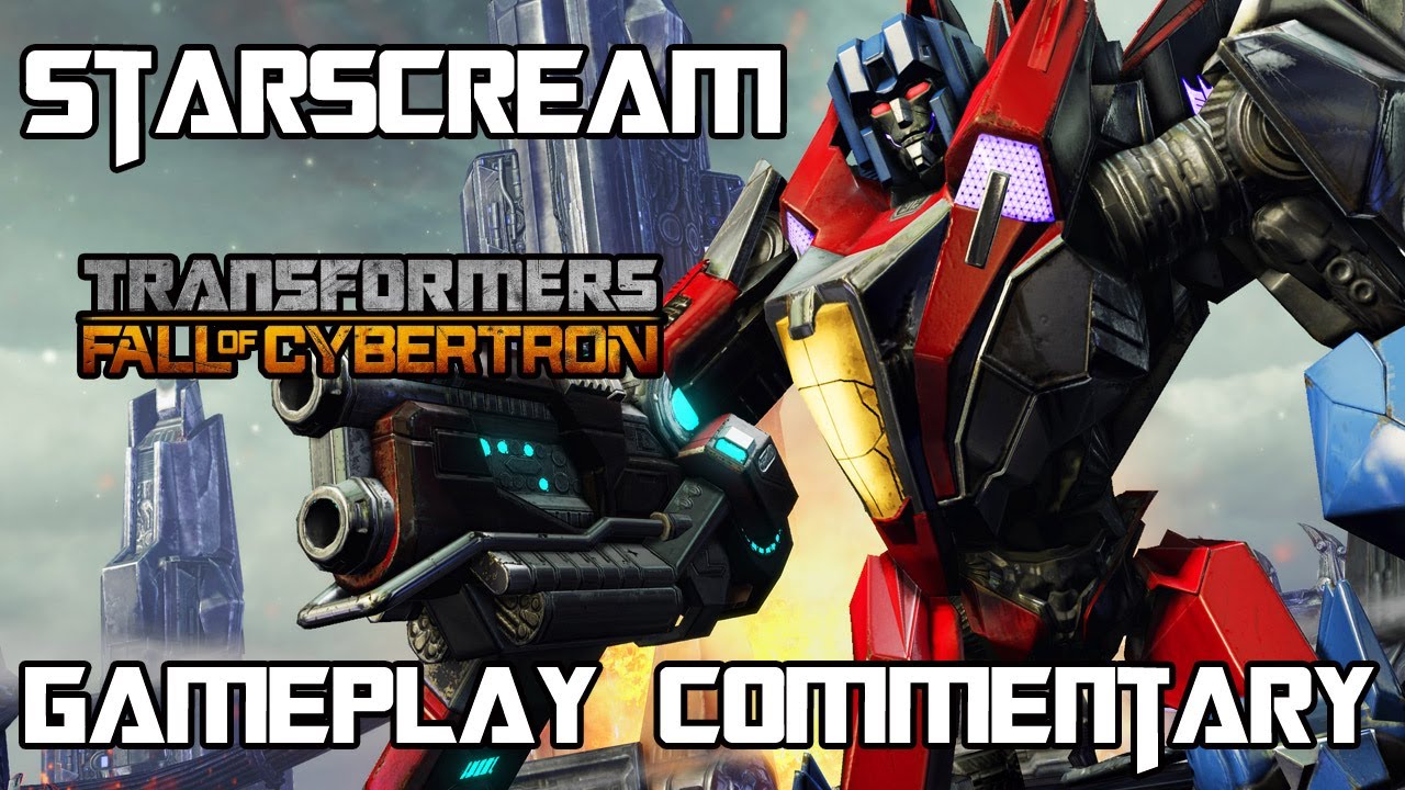 Transformers Fall of Cybertron - Starscream Multiplayer Gameplay & Armor Set w/ Commentary