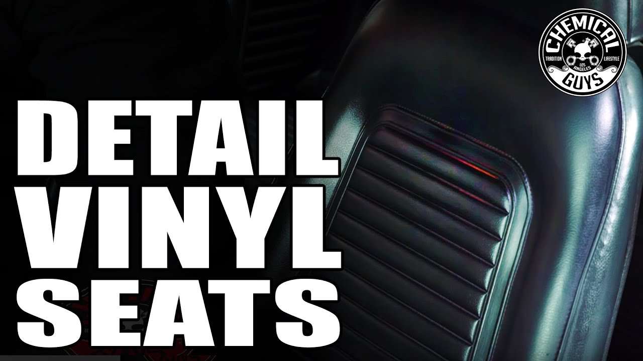 How To Clean And Detail Vinyl Leather Seats And Upholstery - Chemical Guys Car Care