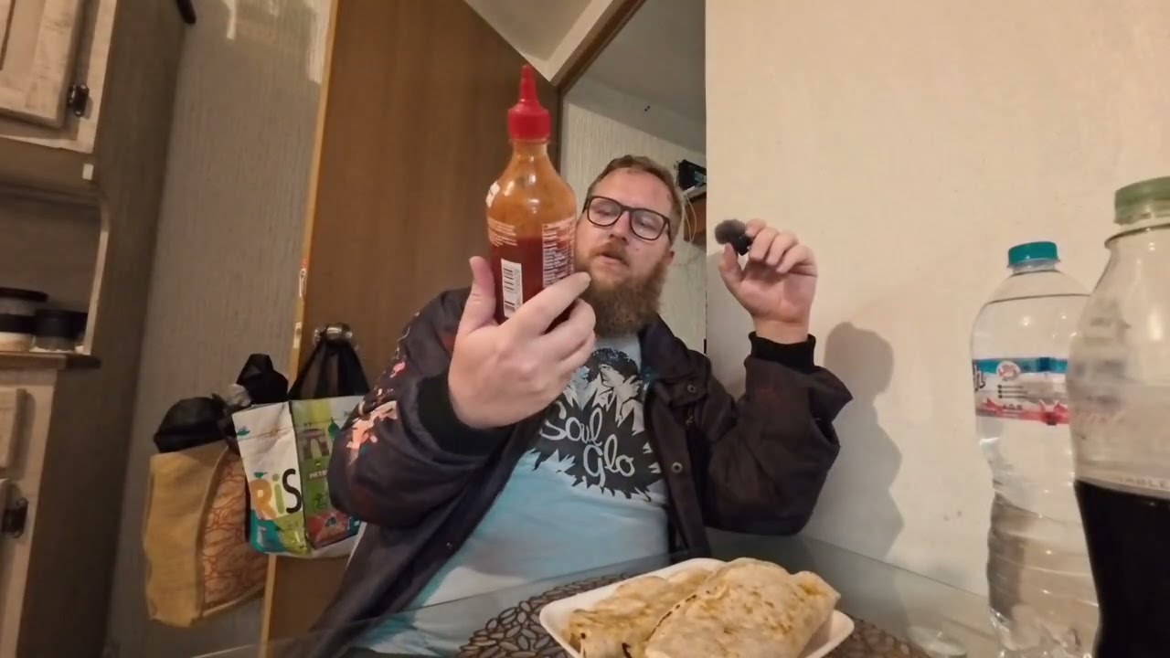 White dude gets local quesadillas in MX