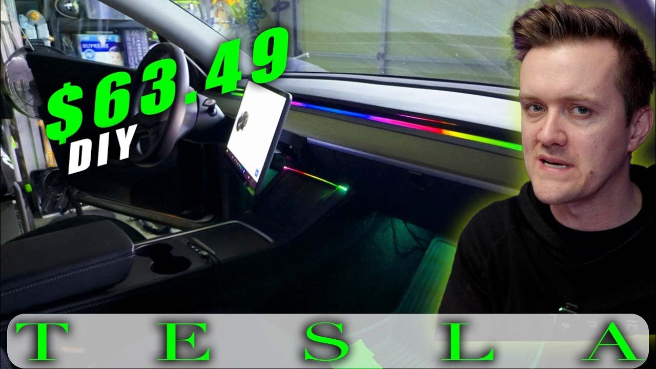 Tesla DIY Ambient Light Upgrade For Under $100