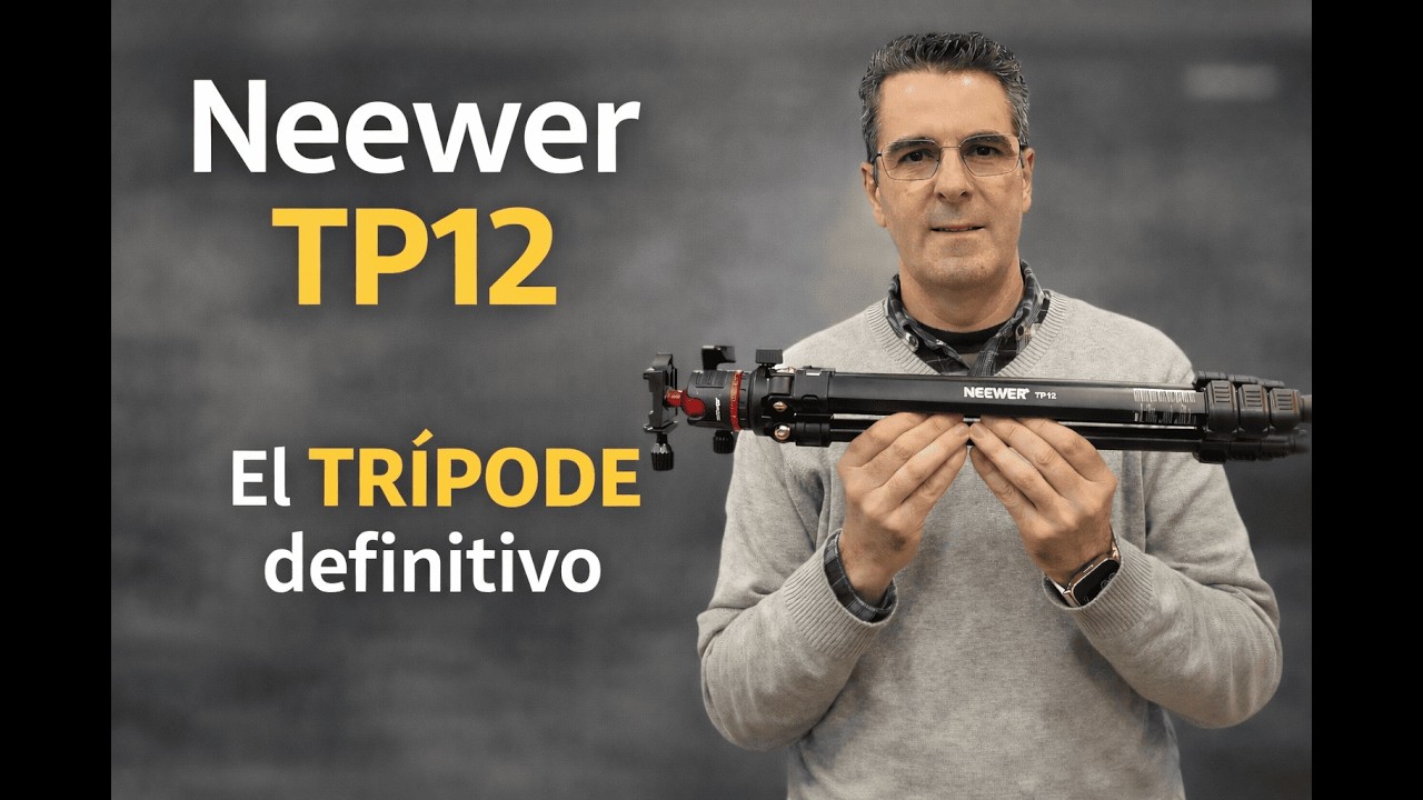 Neewer tripod TP12: El TRÍPODE definitivo para subir de nivel tus vídeos