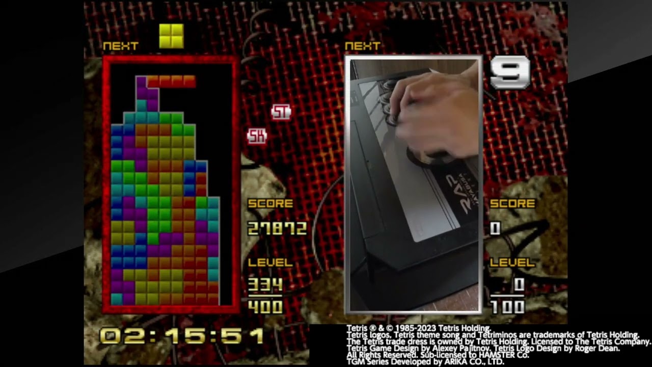TETRiS TGM2TAP(アケアカ) : DEATH MODE - Gm 278,086pts.
