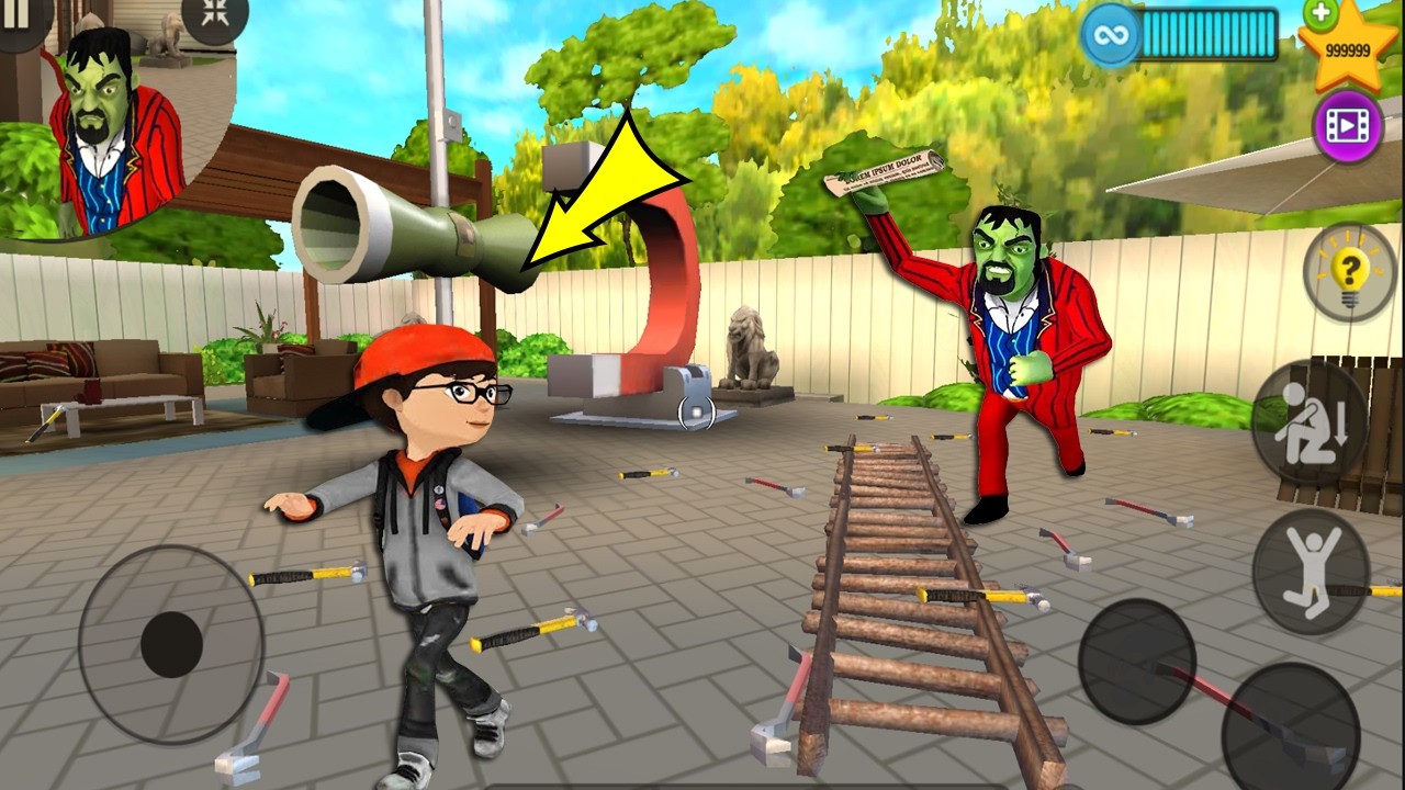 Scary Stranger 3D - Новое обновление, специальные уровни - Новое веселое видео каждый день, часть...