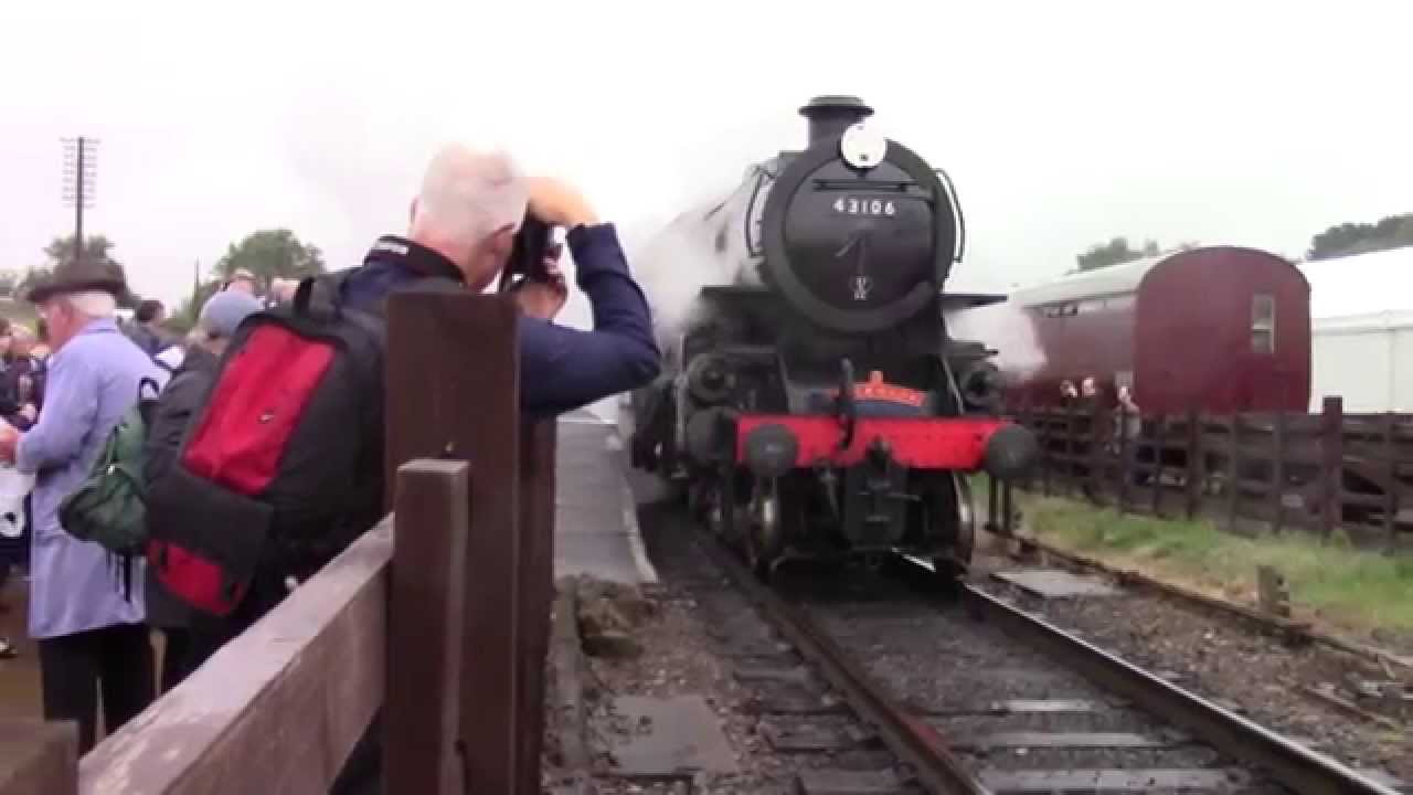 43106 departs Quorn and Woodhouse for Rothley
