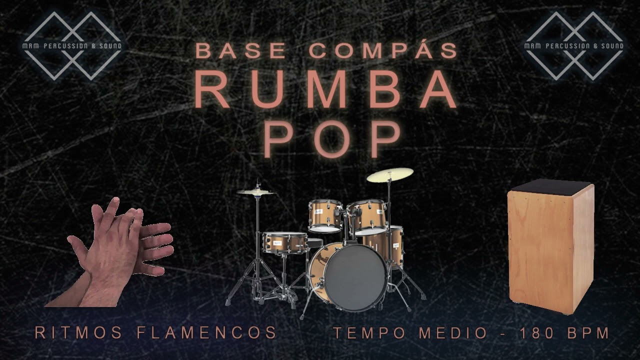Base RUMBA POP  (caj&oacute;n, palmas y bater&iacute;a)