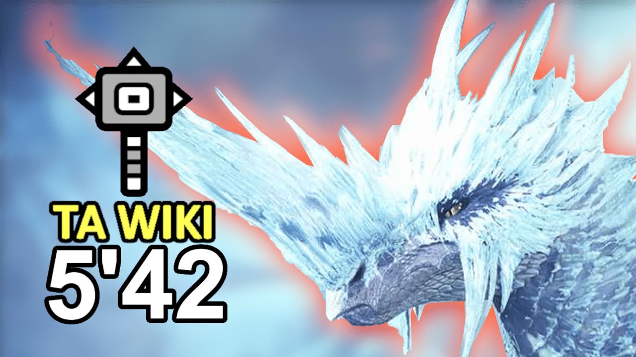 〖MHW:IB〗 Hammer vs. AT Velkhana | 5'42''26 | TA Wiki Rules