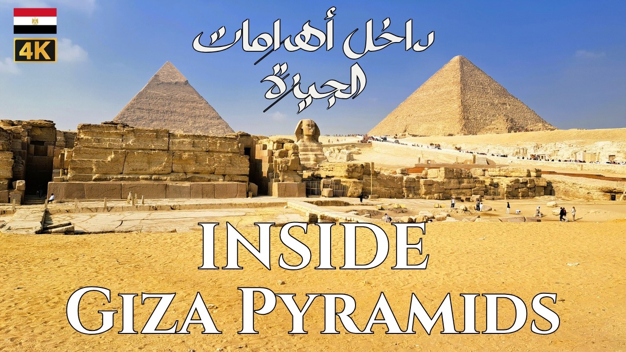 Giza Pyramids Deep Dive: The FULL Walking Tour (All Chambers & Temples) 4K