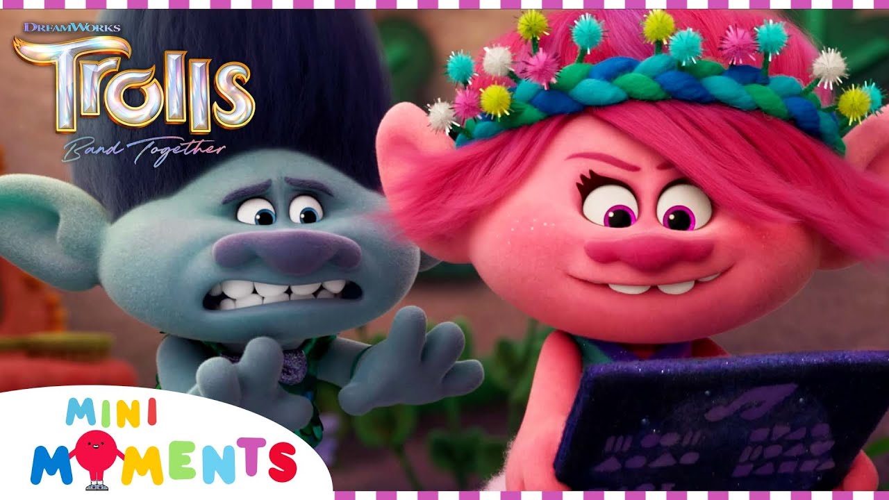 Best Moments Of Trolls Band Together 💕🎤🌈  | Trolls Band Together | Movie Moments | Mini Moments