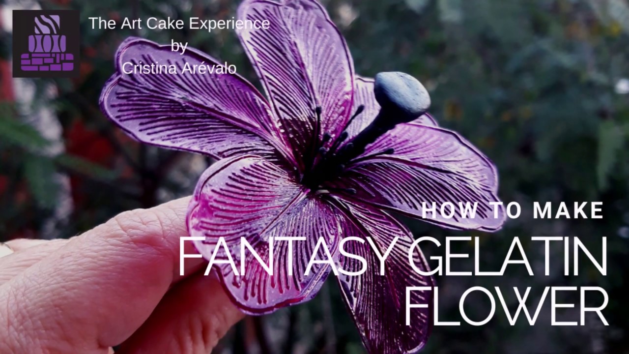 How to make Fantasy Gelatin Flowers