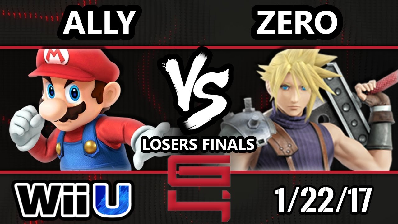 Genesis 4 Smash 4 - C9 Ally (Mario) Vs. TSM ZeRo (Diddy, Cloud) SSB4 Losers Finals - Smash Wii U