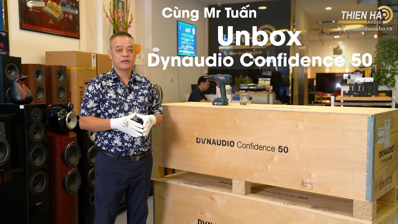 [UNBOX] Cùng Mr Tuấn Khui Thùng Loa Dynaudio Confidence 50 - Màu Midnight - Tuyệt Đẹp