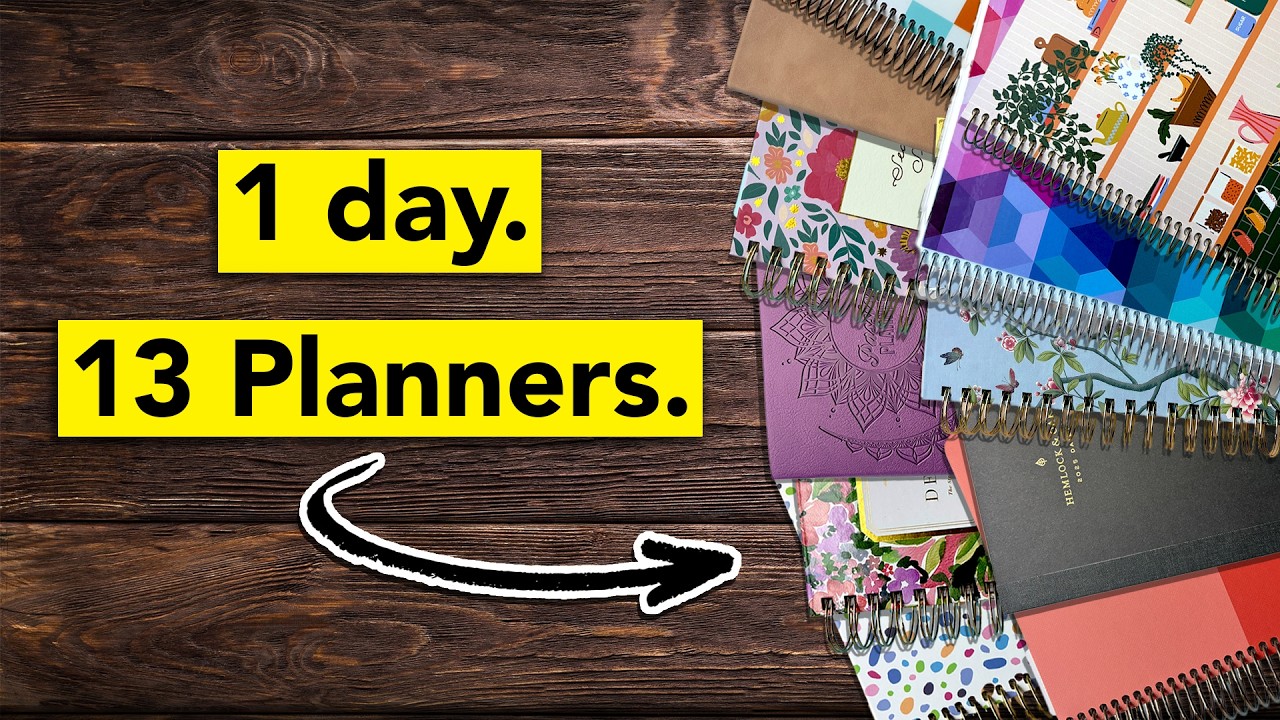 The ULTIMATE Daily Planner Comparison (2025)