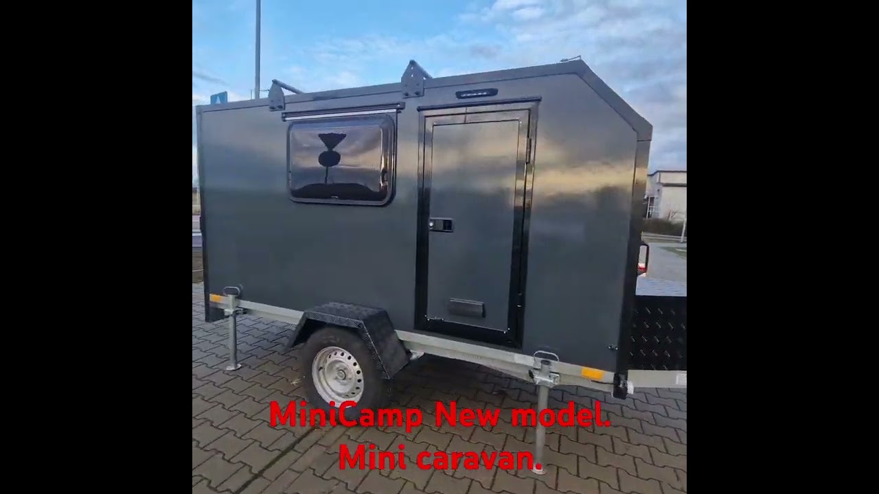 Minicamp New2025 Universal cargo and camping trailer.  #camping #campinglife #vanlife #travel