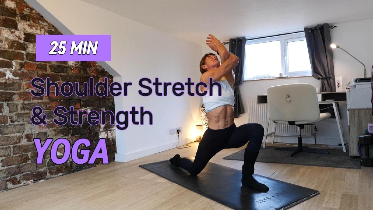 Stronger Shoulders, Freer Upper Back | Yoga Flow + Pincha (Try to Fly)