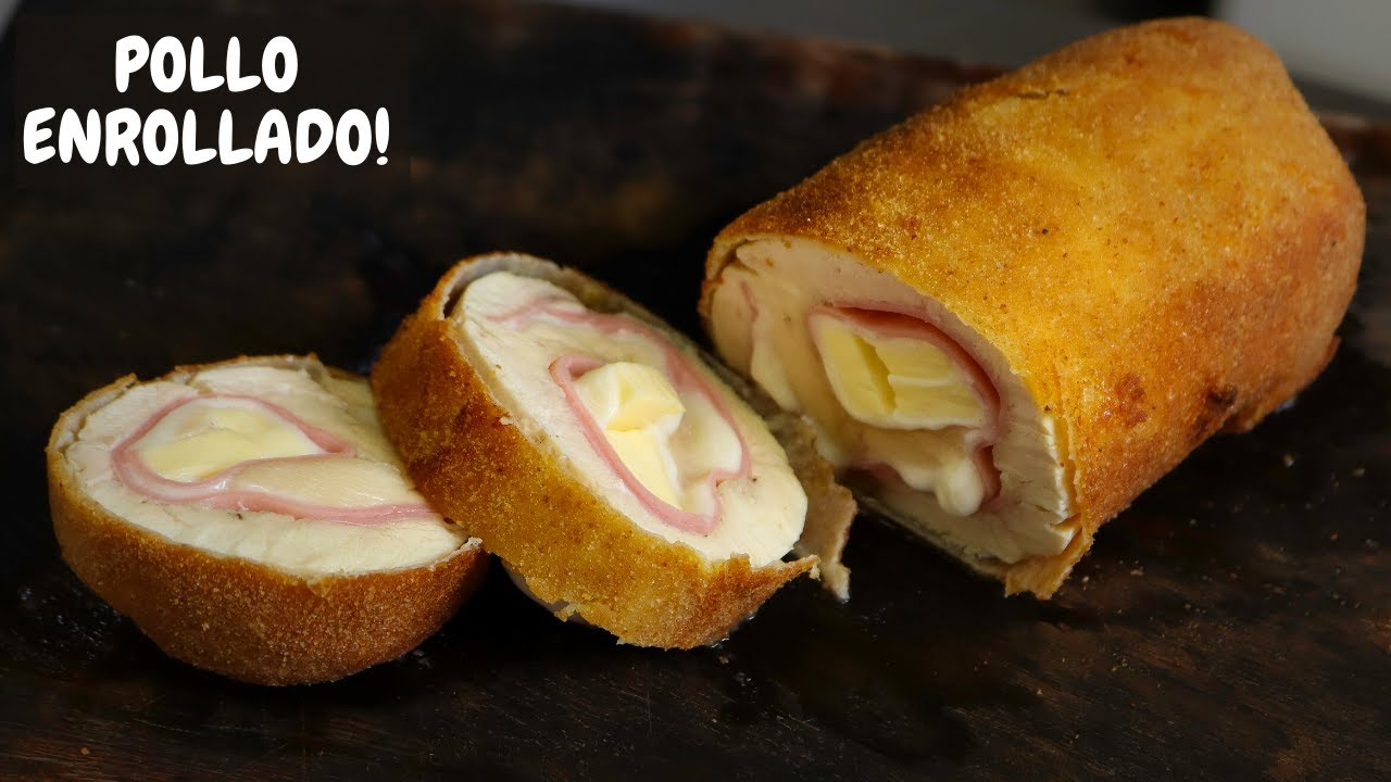 Un Cl&aacute;sico POLLO ENROLLADO con Salsa de Champi&ntilde;ones | Cordon Blue | Abelca