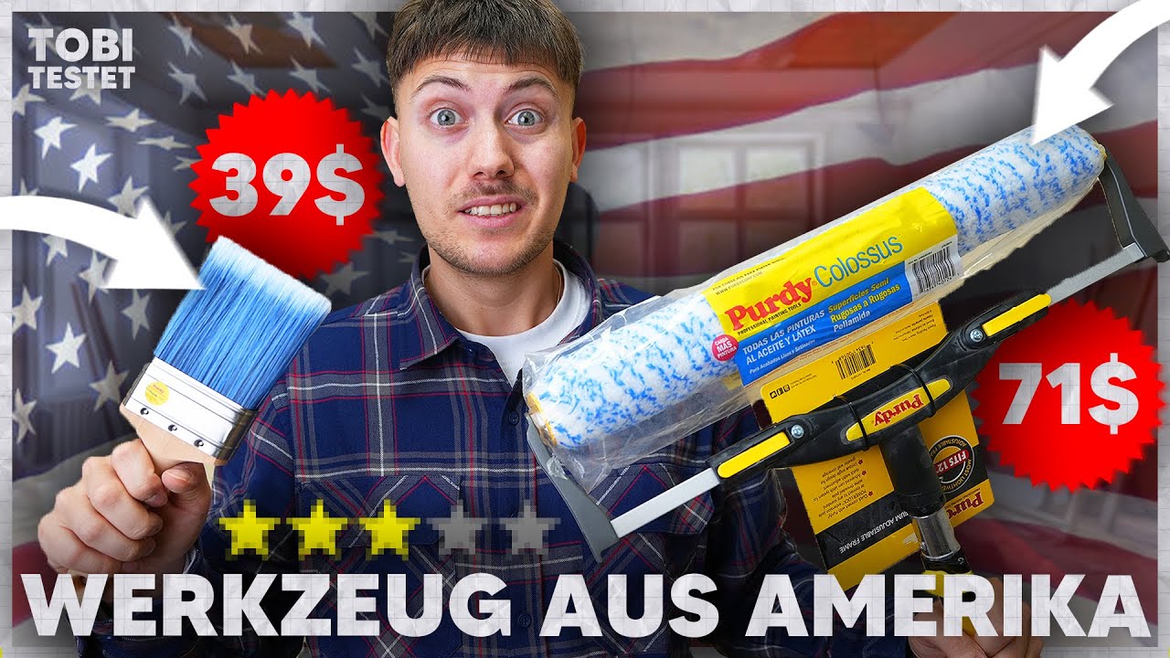 AMERIKANISCHE STREICHWERKZEUGE im Test 🇺🇸 🛠️ | Tobi testet 01
