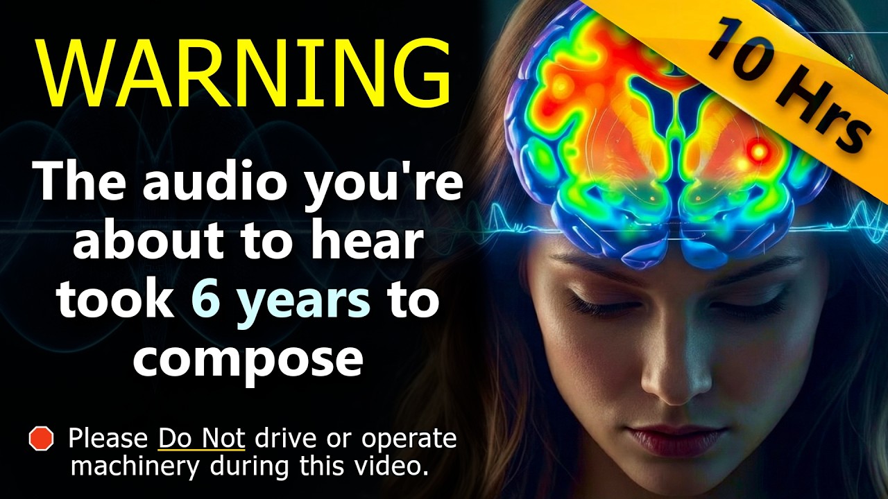Calms DEEPEST Regions of the Brain for Healing Sleep (0.1Hz - EMDR Bilateral & Binaural Delta Waves)