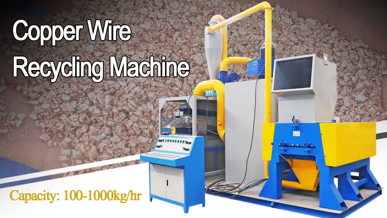 Copper Wire Recycling Machine Wire Scrap Separator Copper Granulator Machine