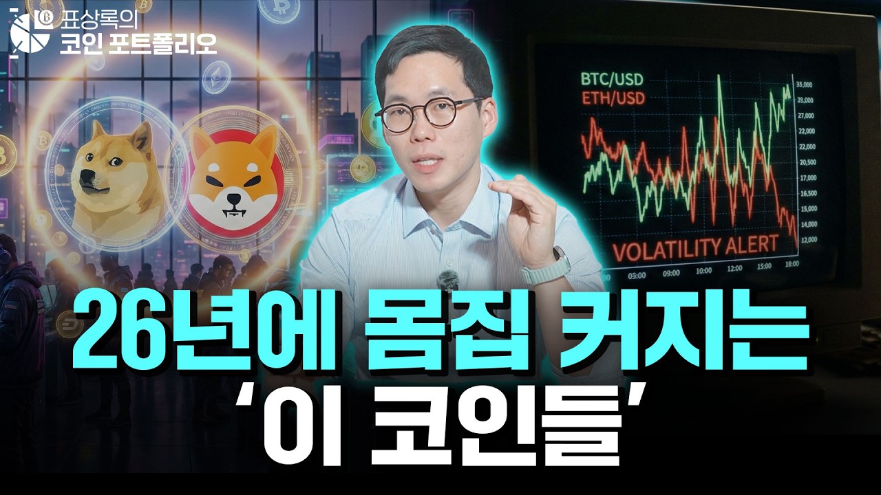 2026년에 주목할만한 '이 코인들' 놓치시면 안 됩니다 (포트폴리오 전략)