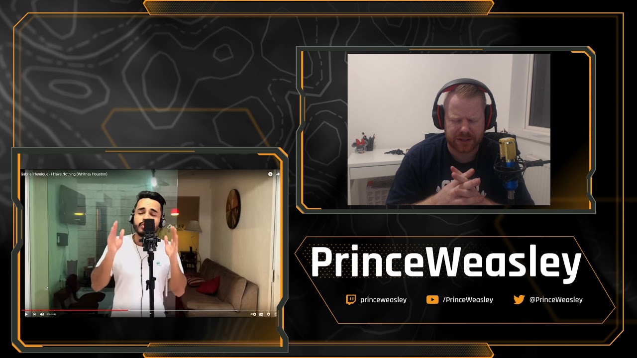 Gabriel Henrique - I Have Nothing (Whitney Houston) |PW Live Reaction Video