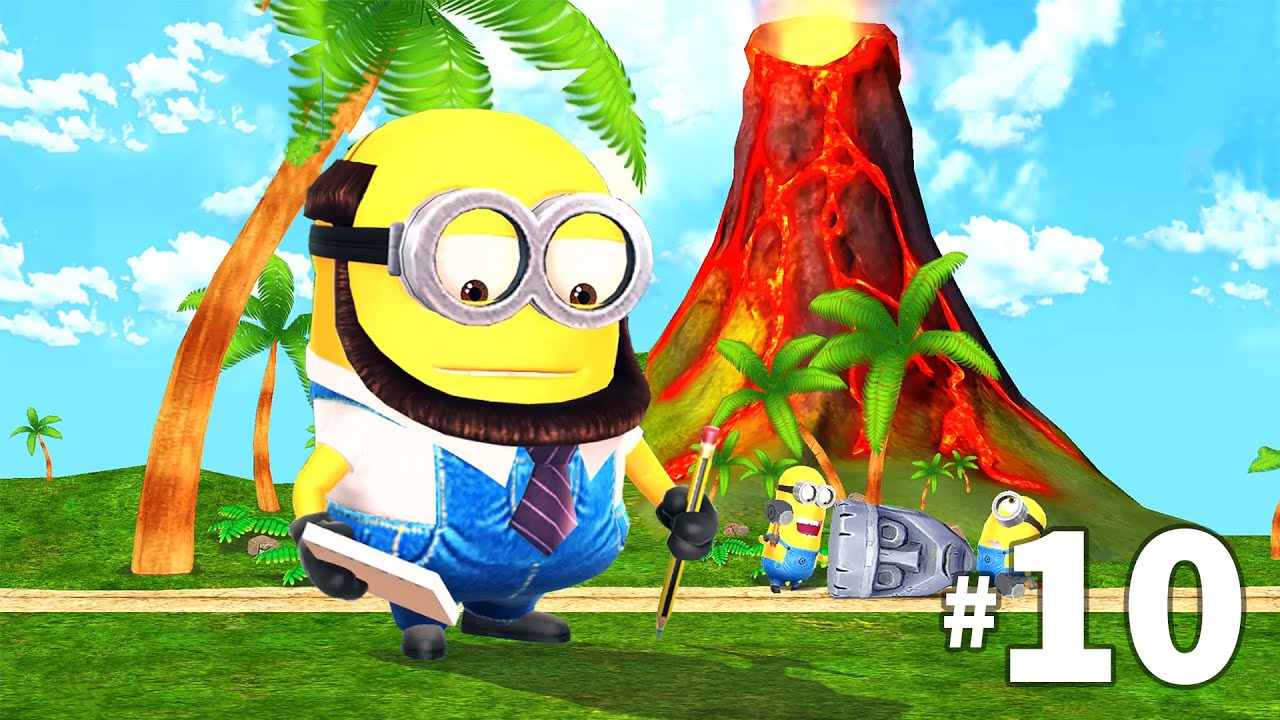 Despicable Me Minion Rush (2022) PC - Grandpa minion visits The Volcano | LEVEL 111- 119 Part 10