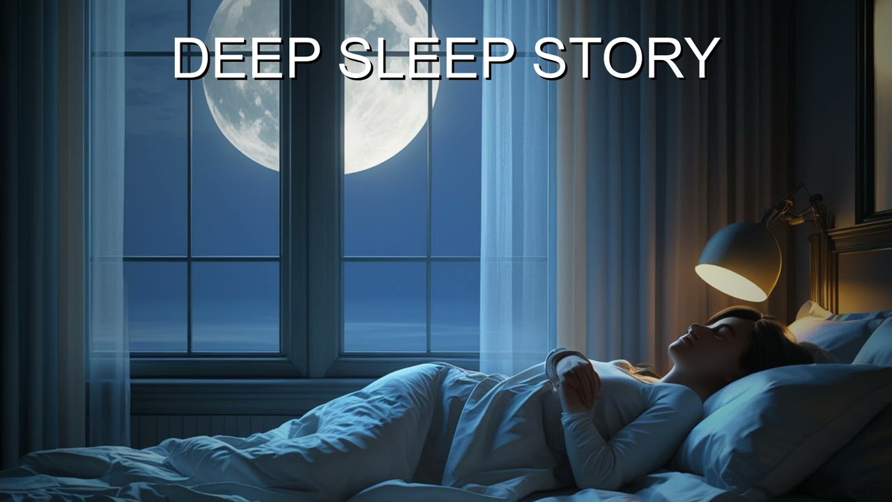 Deep Sleep Story | Full Moon Bedroom Ambience | Deep Sleep Music | 3 Hours | No Talking