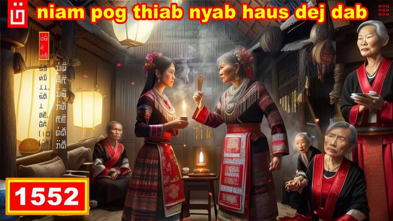 dab hais hmoob - 1552 - nyab thiab niam pog haus dej dab, คำสาปแช่ง, the Curses