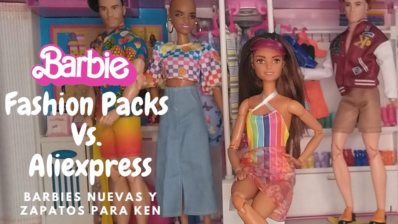 Barbie Fashion Packs Vs Aliexpress | Barbies Nuevas y Zapatos para Ken Skater