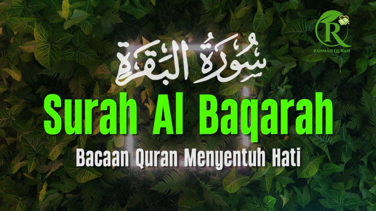 La sourate Al Baqarah سورة البقرة Avec une belle voix rend le cœur calme