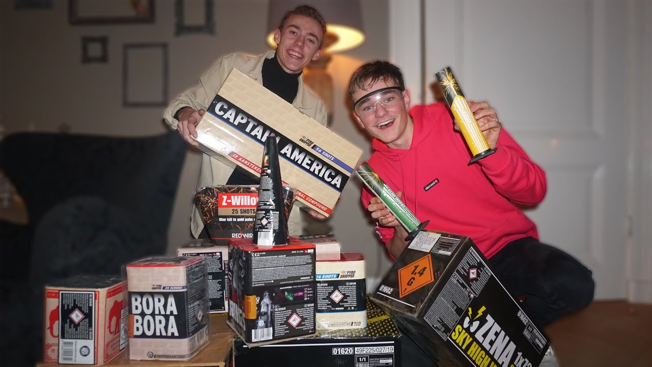 VUURWERK AFSTEKEN MET DON! | OUD & NIEUW FEEST