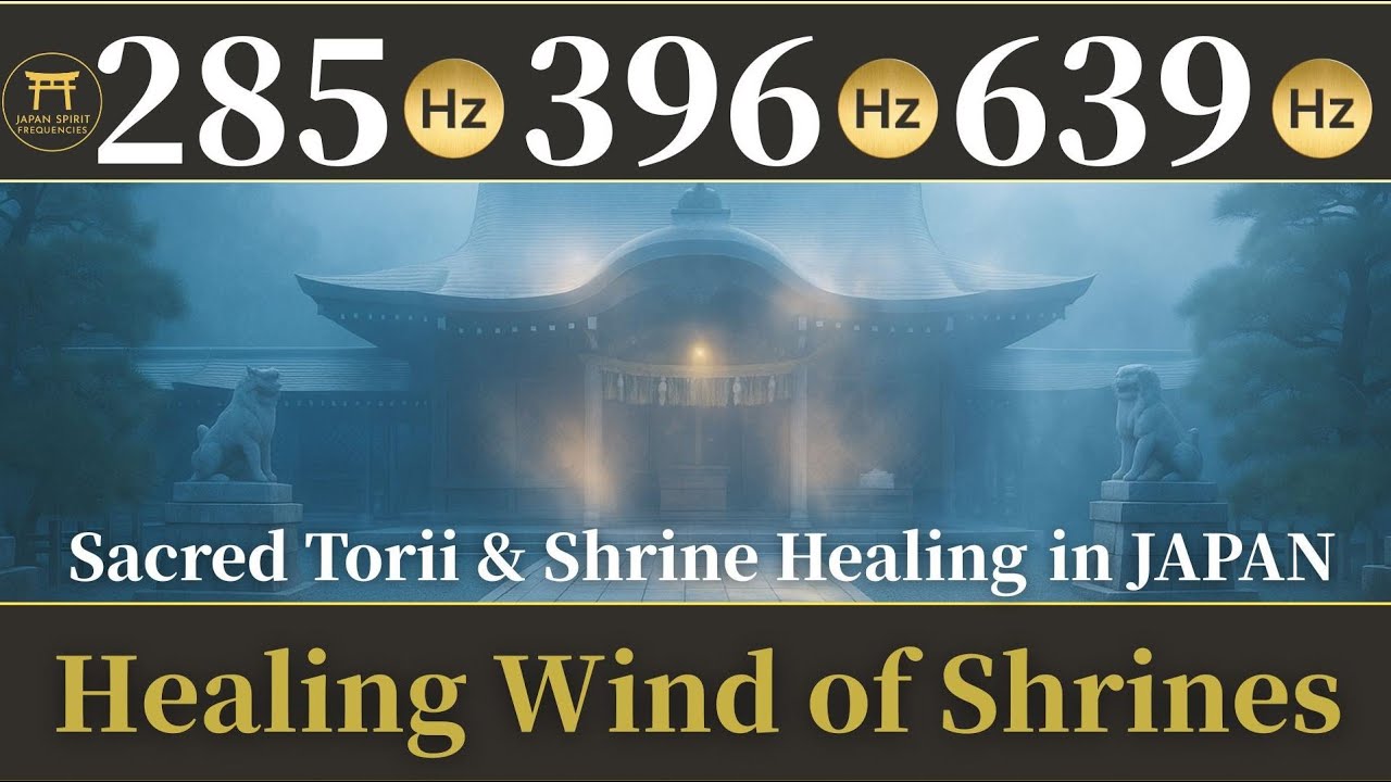 Japan Healing Wind at Sacred Shrines &ndash;285Hz &bull; 396Hz &bull; 639Hz | Sacred Torii & Shrine Healing in JAPAN