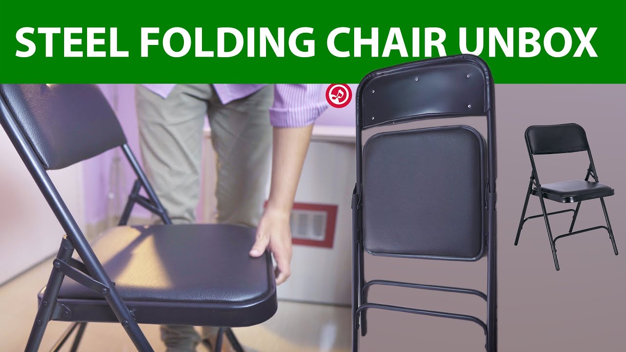 Steel Folding Chair - MBTC Portable Foldable Chairs | Unboxing Only [SANEETS Gear]