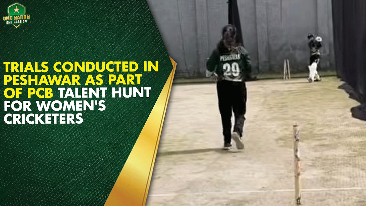 Trials conducted in Peshawar as part of PCB Talent Hunt for Women's Cricketers | PCB | MA2K